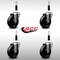 Service Caster 4'' SS Phenolic Wheel Swivel 7/8'' Expanding Stem Caster Set, 4PK SCC-SSEX20S414-PHS-78-4 - alternate 3